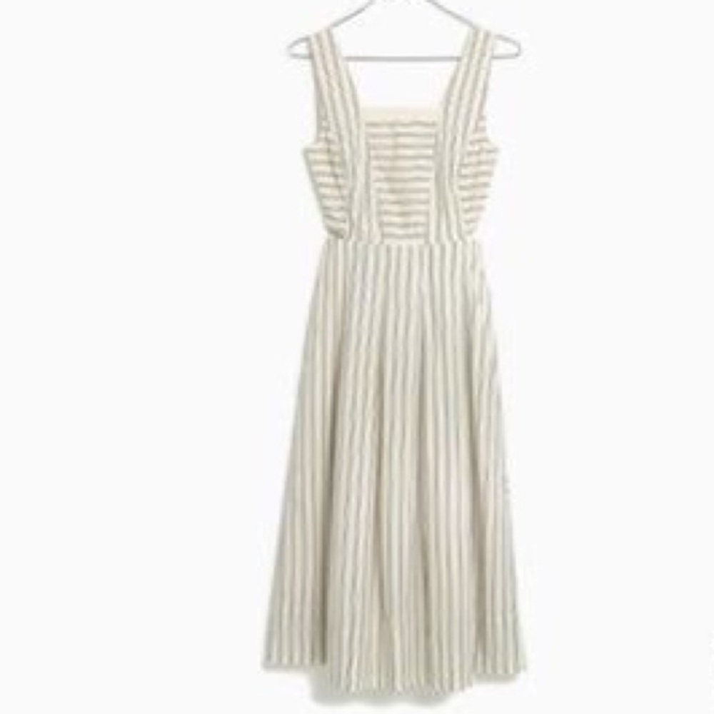 Madewell Cutout Striped Sundress